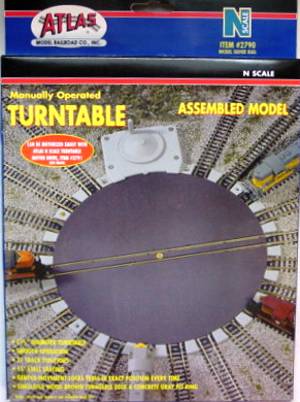 21 Postions Can Be Motorized Atlas 2790 N Scale Manually Operated Turntable
