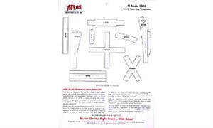 Atlas Model 361 Scale Track Template Kit HO 732573003613 